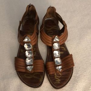 Sam Edelman embellished sandals size 10. EUC
